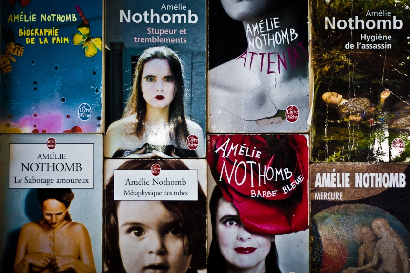 Amélie Nothomb, Autrice, Littérature, Lecture, Autrice belge, Lefilrougelit, lefilrouge, maîtrise, mémoire, études littéraires, livres