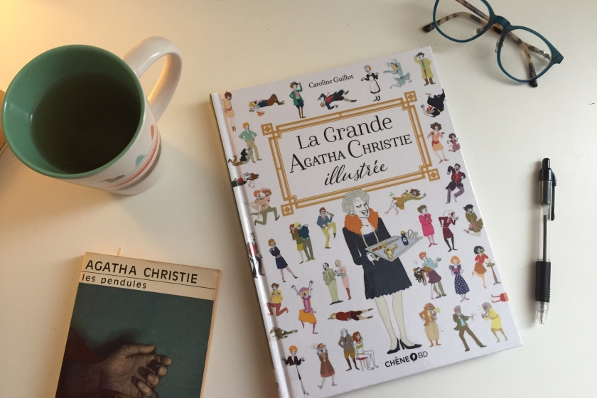 La Grande Agatha Christie illustrée, Caroline Guillot, Agatha Christie, le fil rouge, le fil rouge lit, bibliothérapie, littérature, les livres qui font du bien